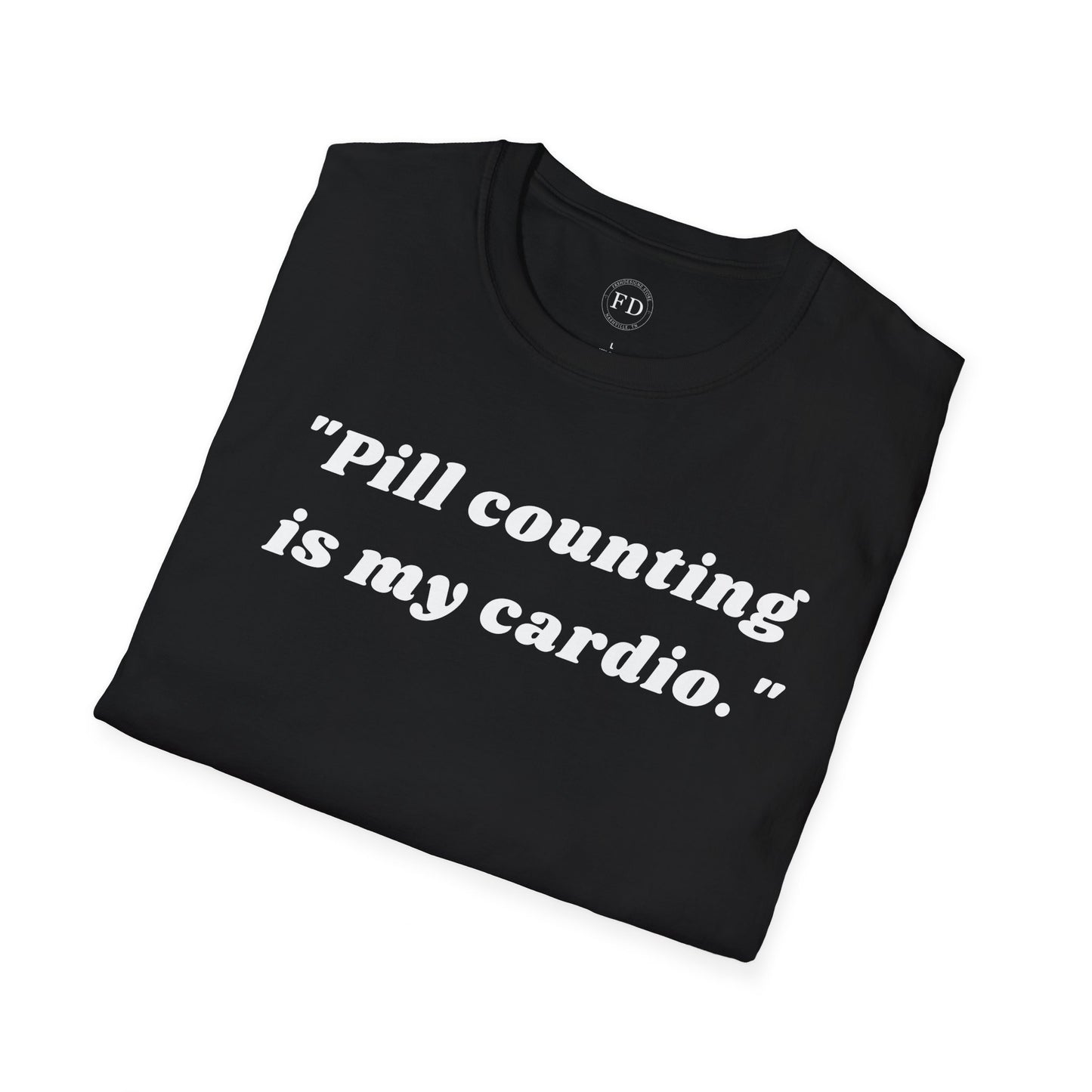 Pill Counting Unisex Softstyle T-Shirt