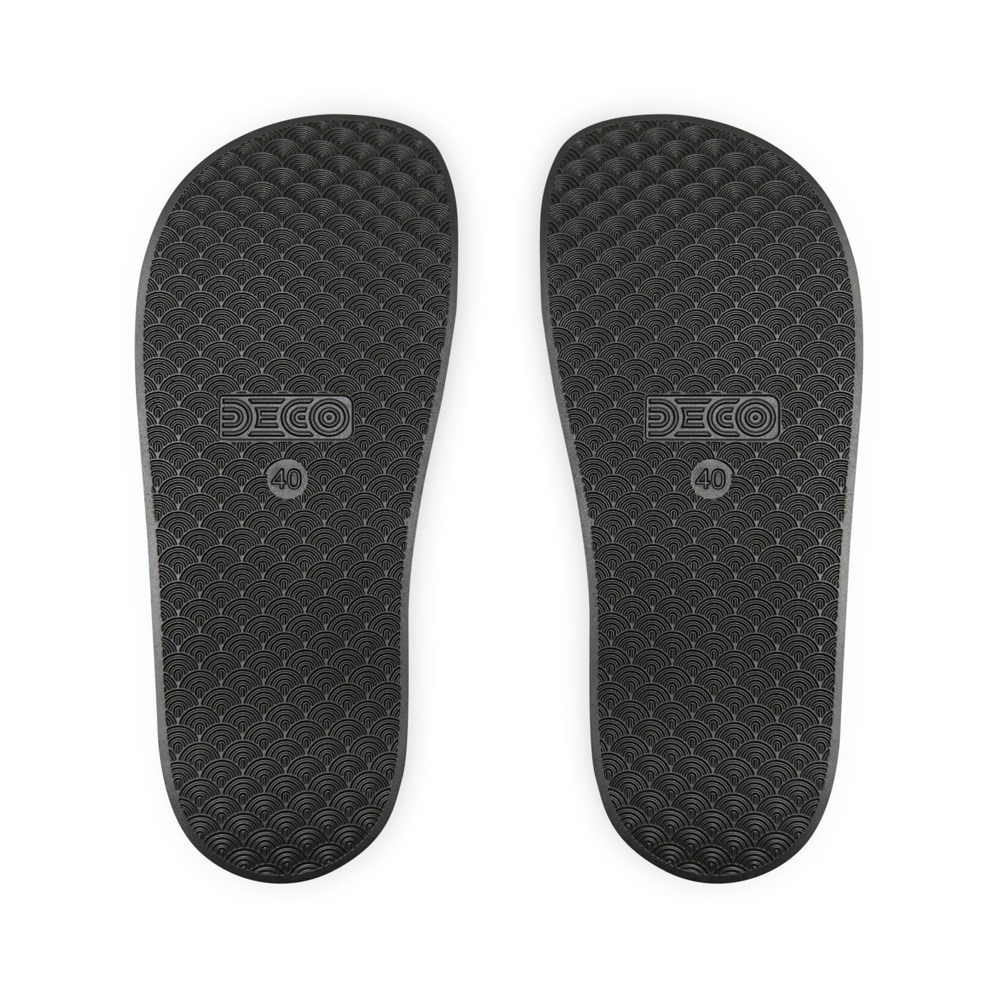 Colorful Kaleidoscope Men's PU Slide Sandals