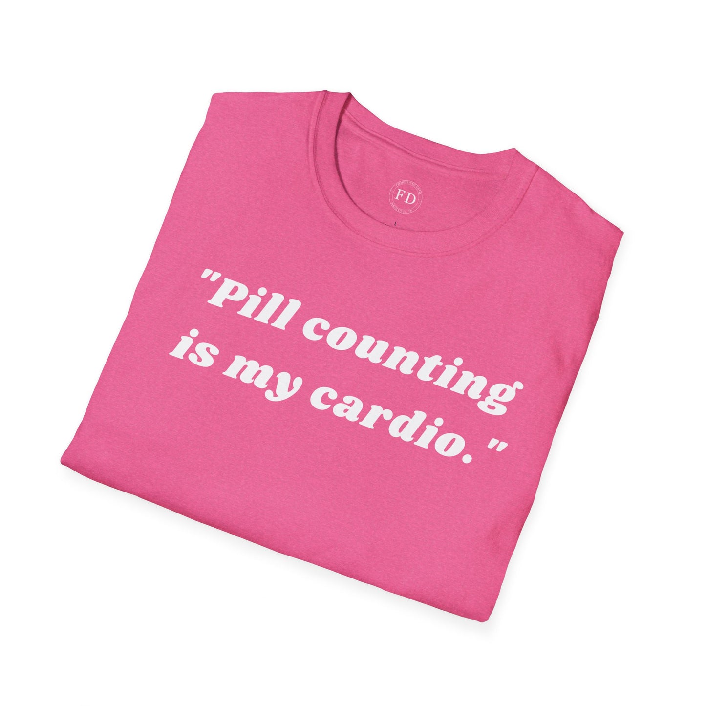Pill Counting Unisex Softstyle T-Shirt