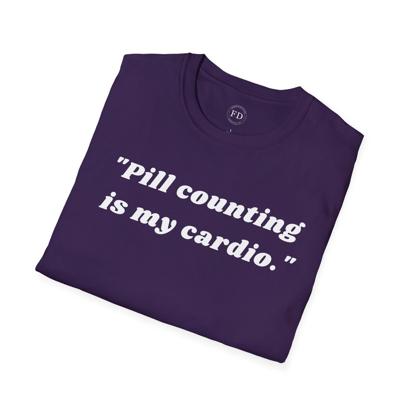 Pill Counting Unisex Softstyle T-Shirt