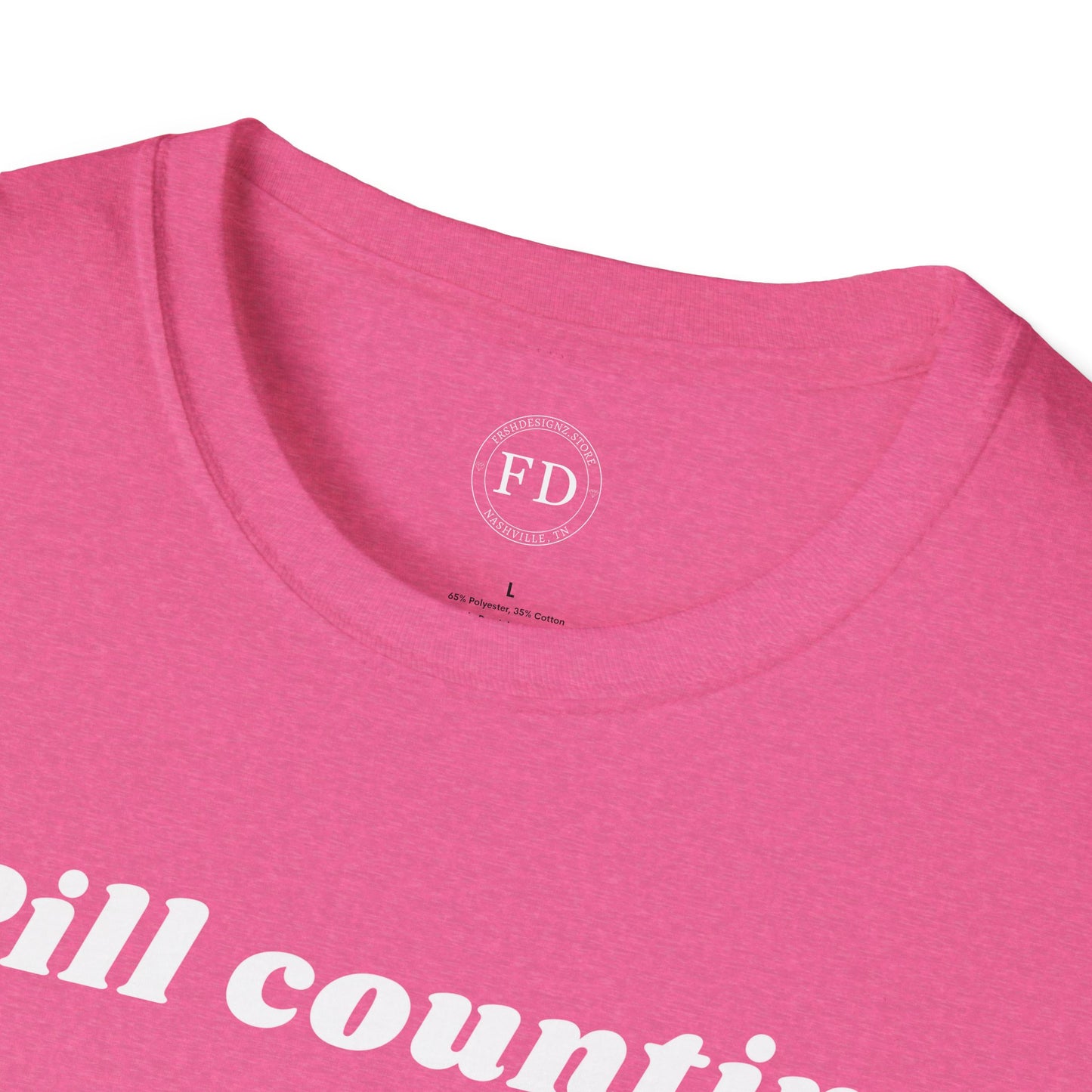 Pill Counting Unisex Softstyle T-Shirt