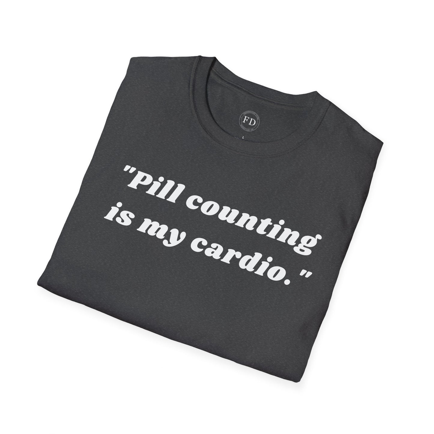 Pill Counting Unisex Softstyle T-Shirt