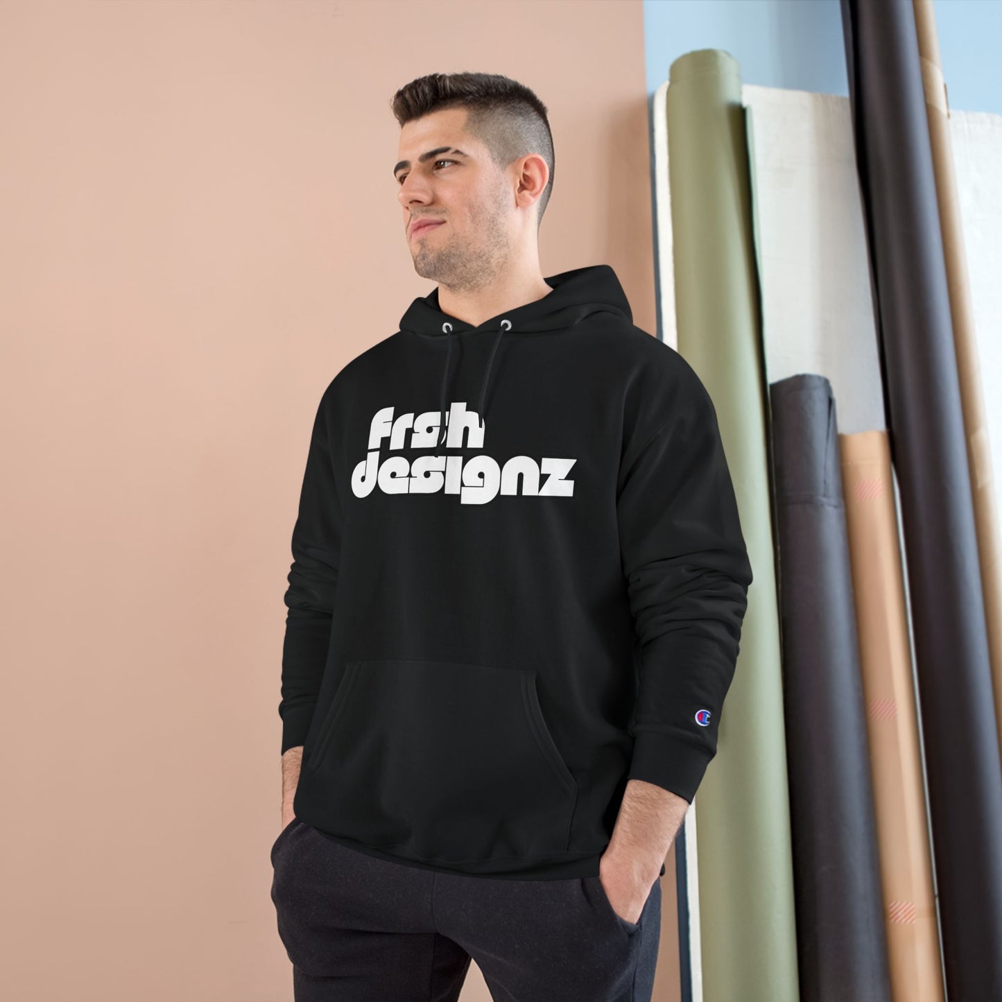 Minimalist Frsh Designz Hoodie - Cozy Streetwear for Casual Style