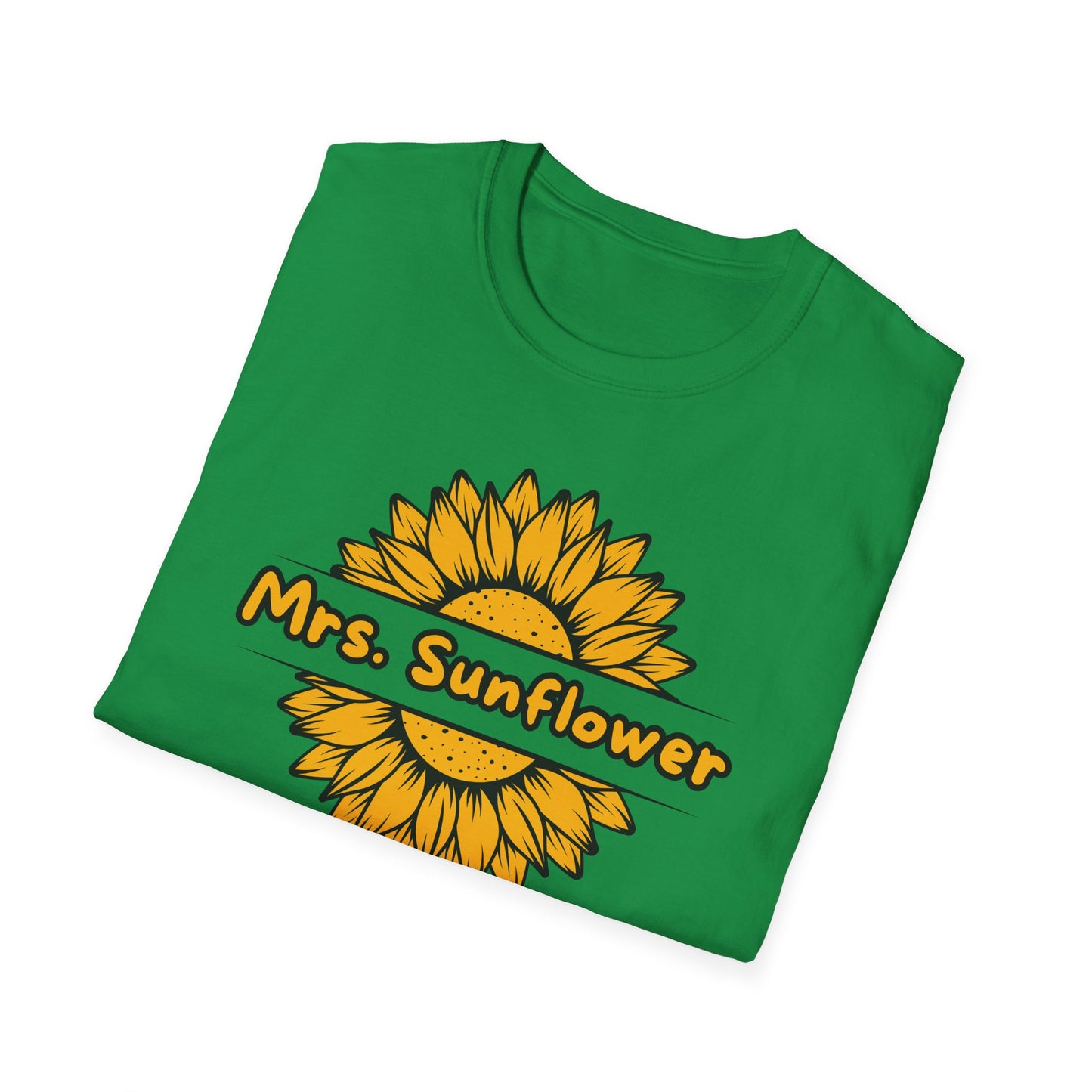 Mrs. Sunflower Unisex Softstyle T-Shirt