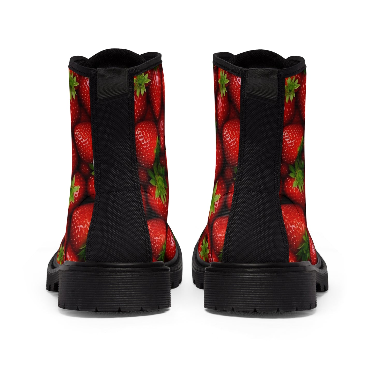 Strawberry Women's Canvas Boots