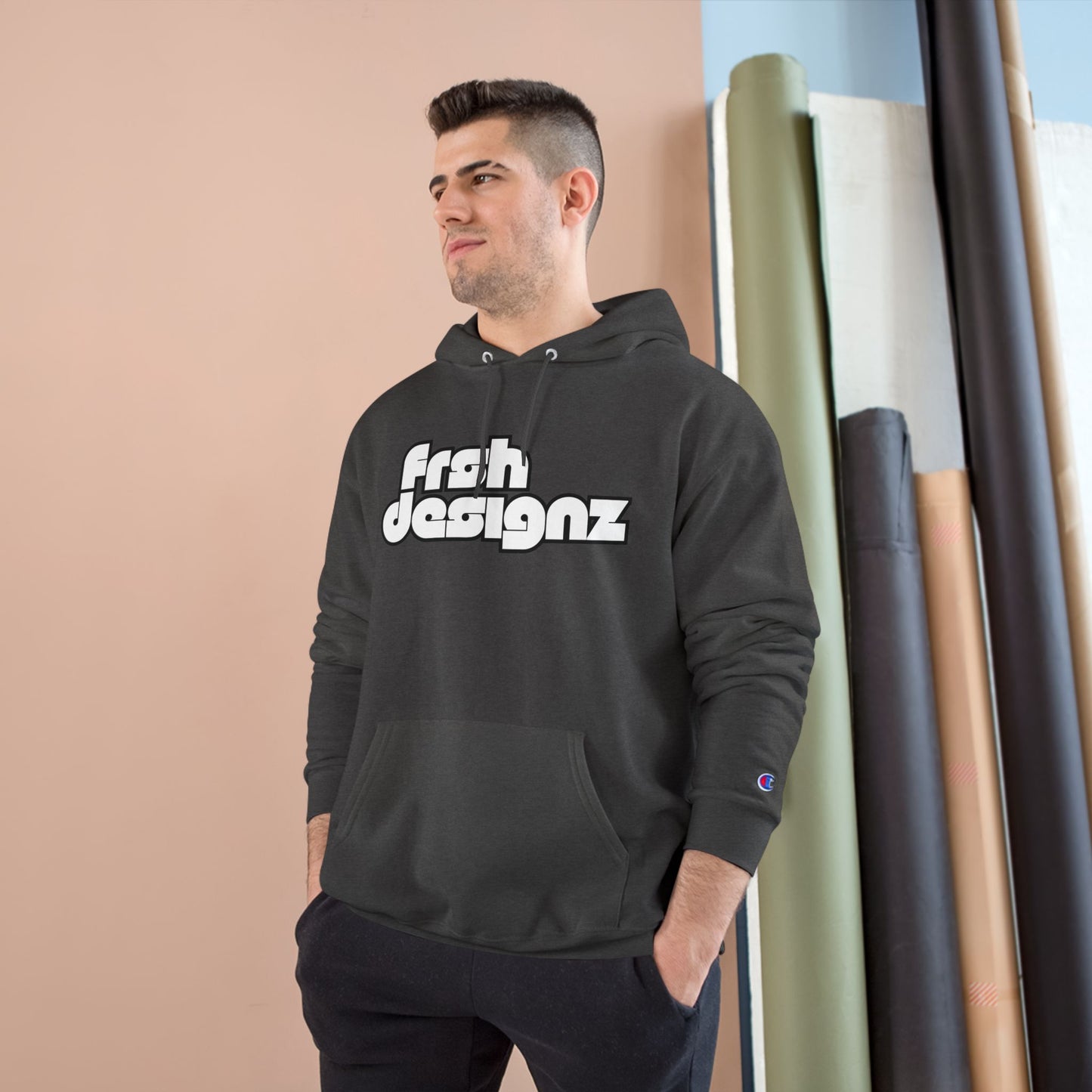 Minimalist Frsh Designz Hoodie - Cozy Streetwear for Casual Style