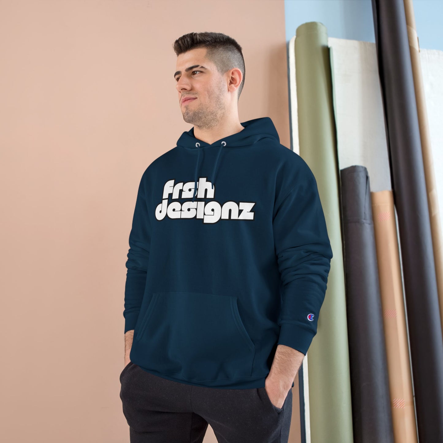Minimalist Frsh Designz Hoodie - Cozy Streetwear for Casual Style