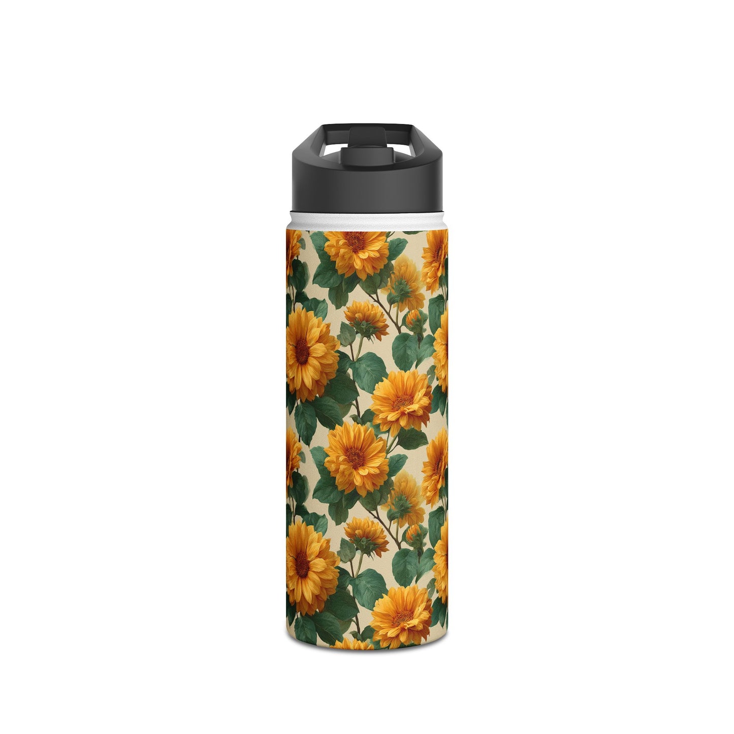 Sunny Floral Stainless Steel Water Bottle | Eco-Friendly Hydration, Summer Vibes, Gift for Nature Lovers, Travel Companion, Reusable [...]