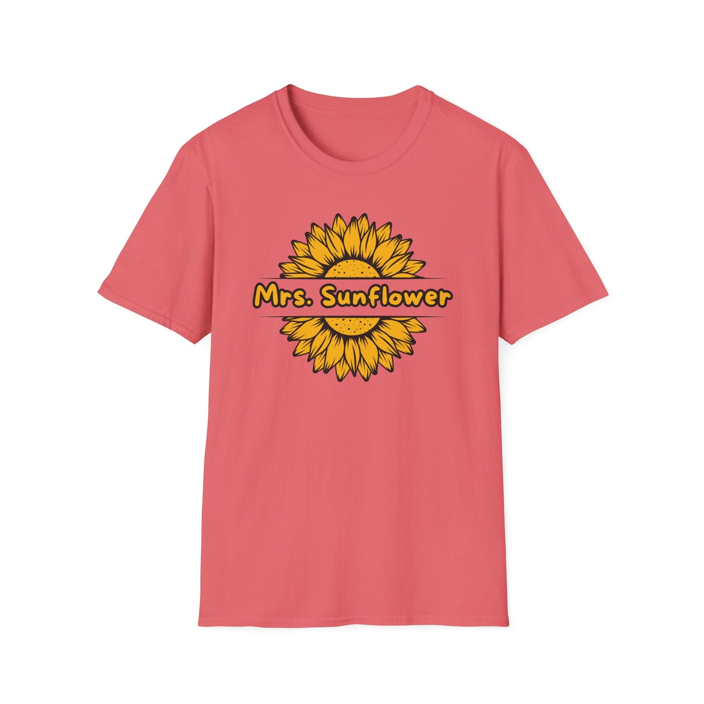 Mrs. Sunflower Unisex Softstyle T-Shirt