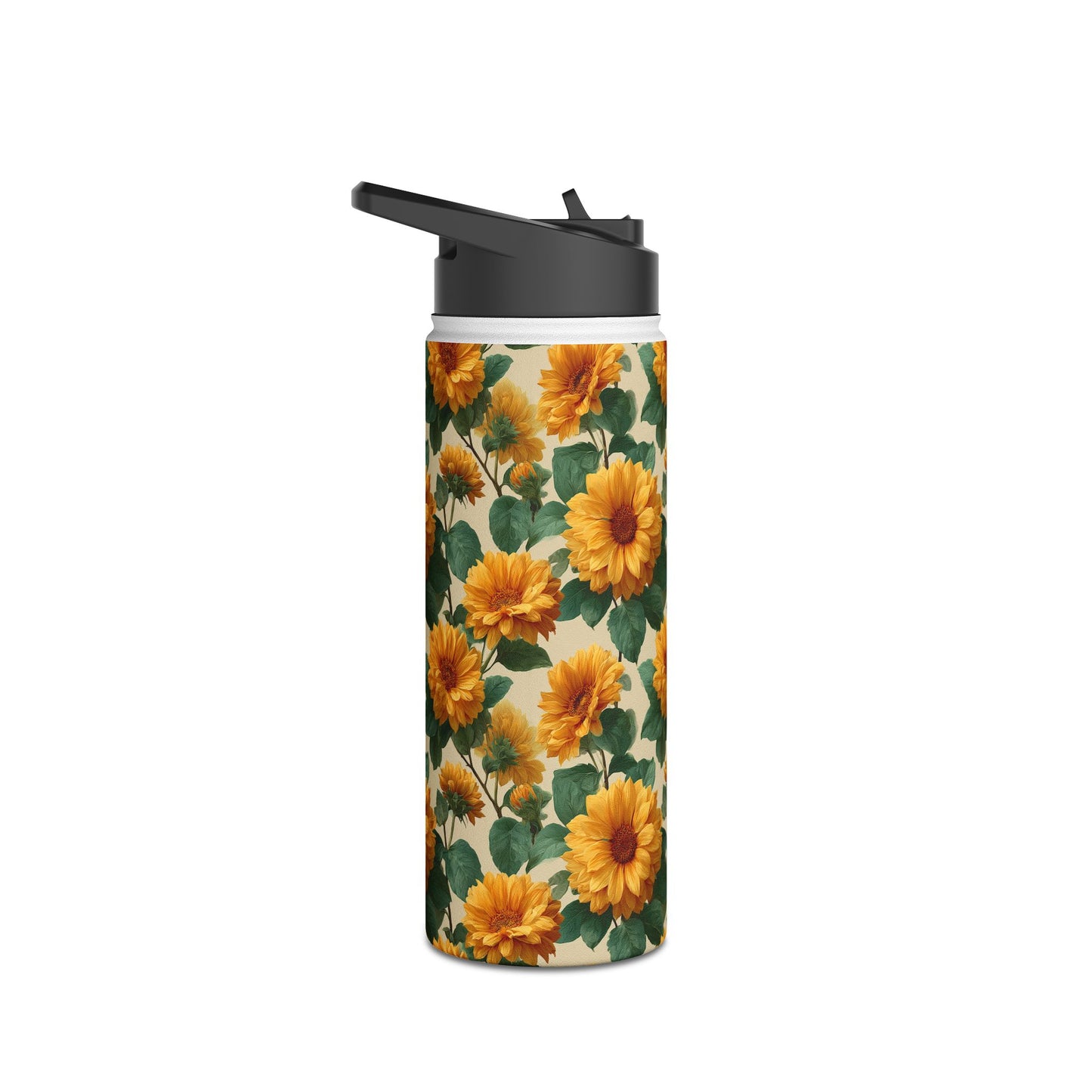 Sunny Floral Stainless Steel Water Bottle | Eco-Friendly Hydration, Summer Vibes, Gift for Nature Lovers, Travel Companion, Reusable [...]