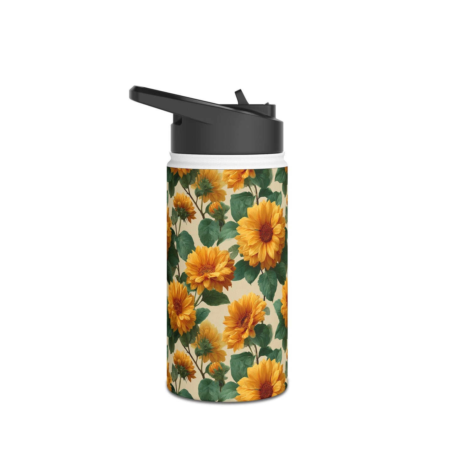 Sunny Floral Stainless Steel Water Bottle | Eco-Friendly Hydration, Summer Vibes, Gift for Nature Lovers, Travel Companion, Reusable [...]