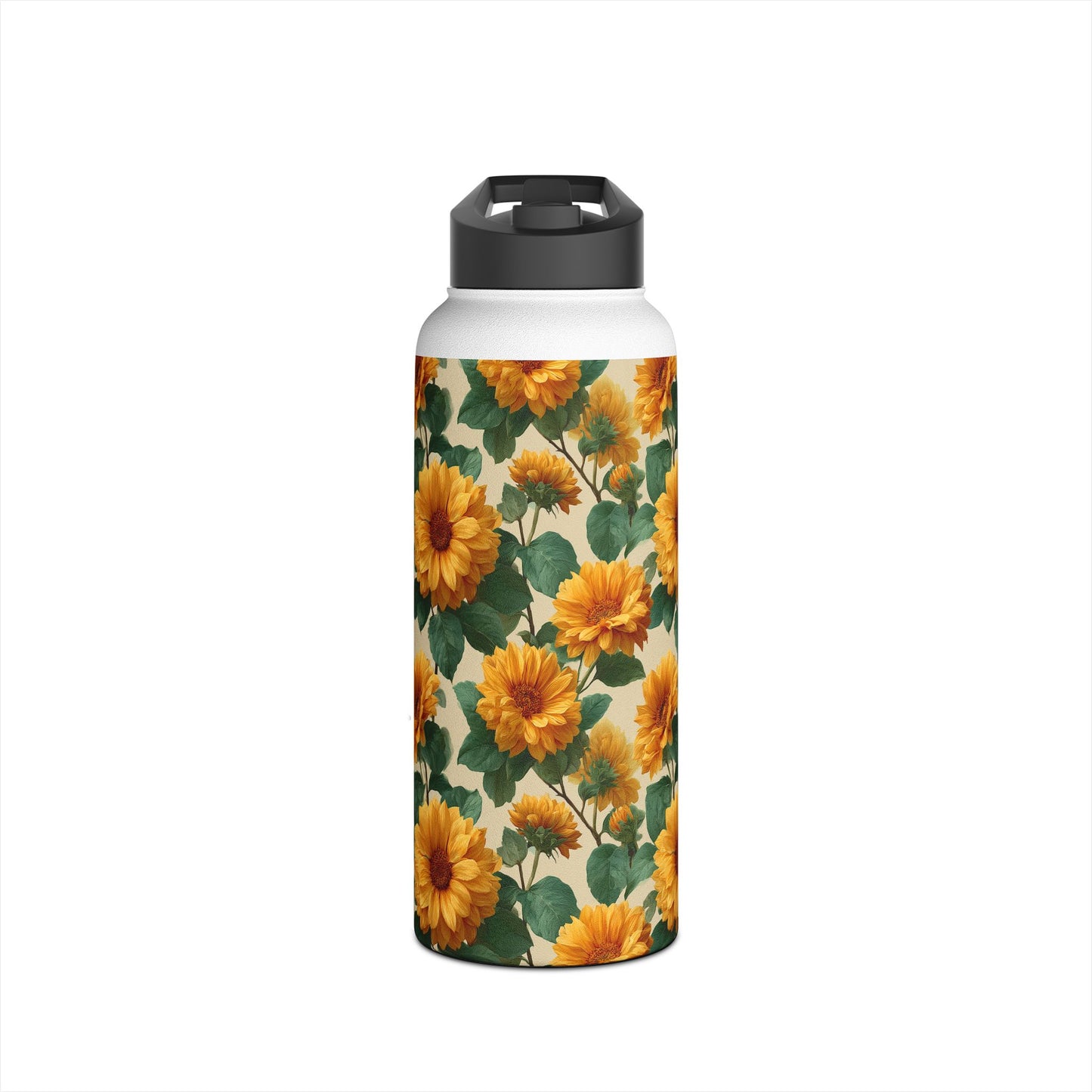 Sunny Floral Stainless Steel Water Bottle | Eco-Friendly Hydration, Summer Vibes, Gift for Nature Lovers, Travel Companion, Reusable [...]