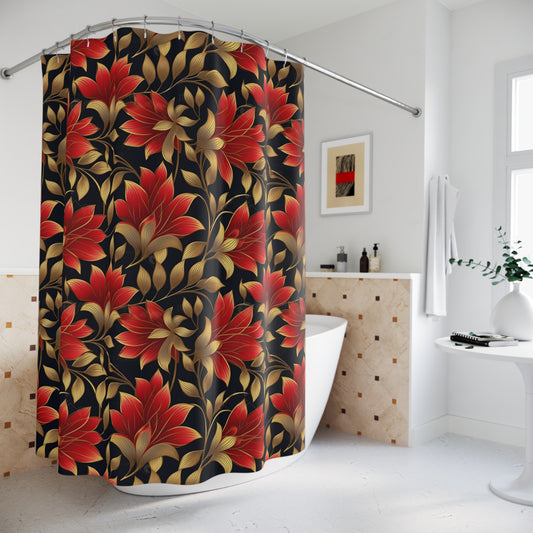 R-n-G Floral Polyester Shower Curtain