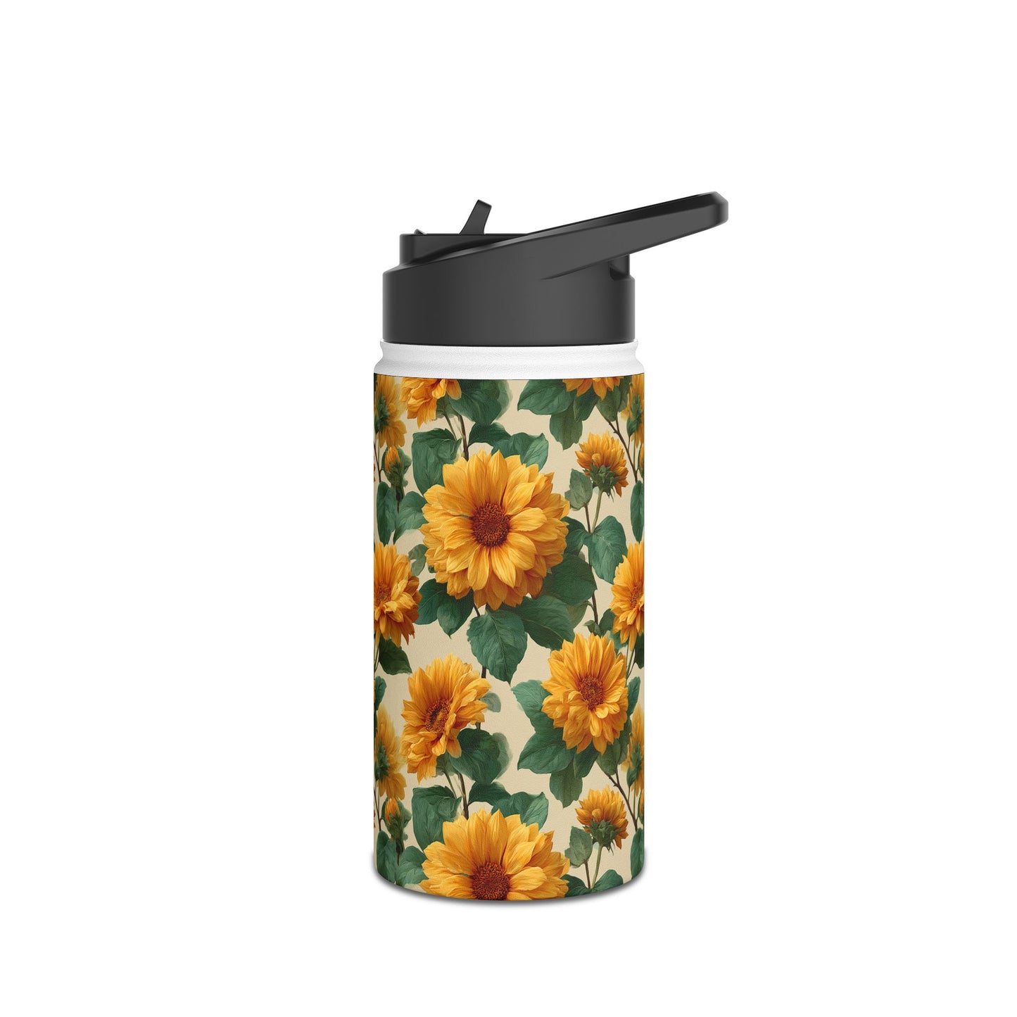 Sunny Floral Stainless Steel Water Bottle | Eco-Friendly Hydration, Summer Vibes, Gift for Nature Lovers, Travel Companion, Reusable [...]