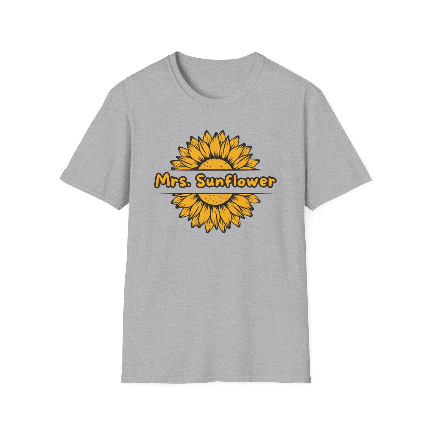 Mrs. Sunflower Unisex Softstyle T-Shirt