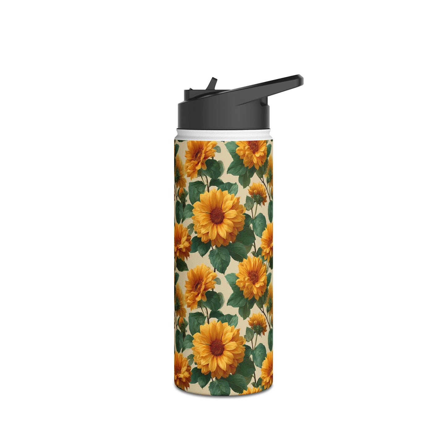 Sunny Floral Stainless Steel Water Bottle | Eco-Friendly Hydration, Summer Vibes, Gift for Nature Lovers, Travel Companion, Reusable [...]