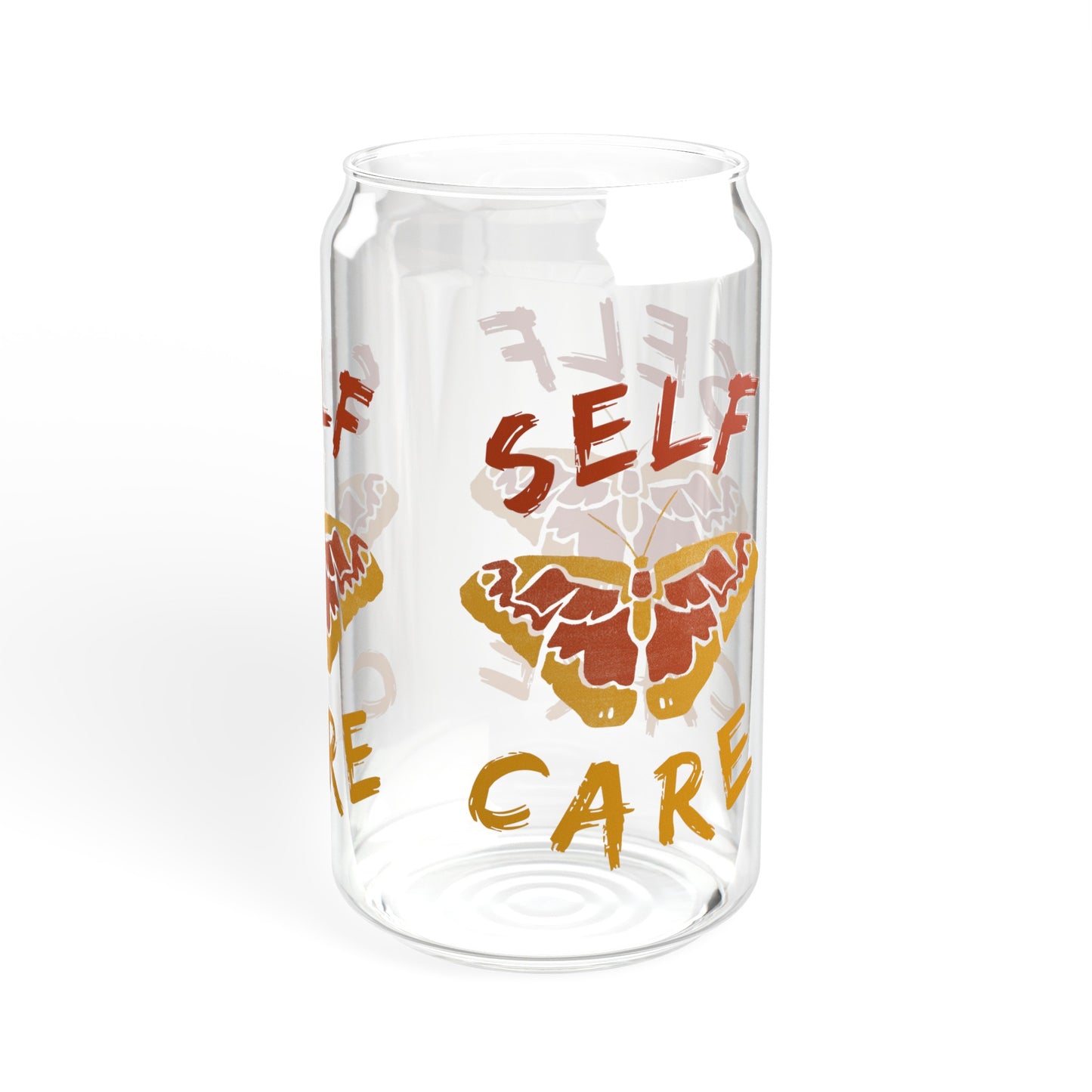 Self Care Sipper Glass, 16oz