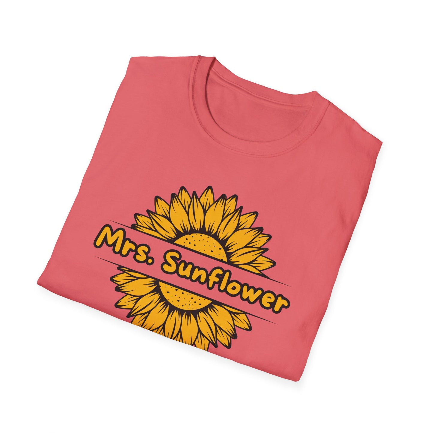 Mrs. Sunflower Unisex Softstyle T-Shirt