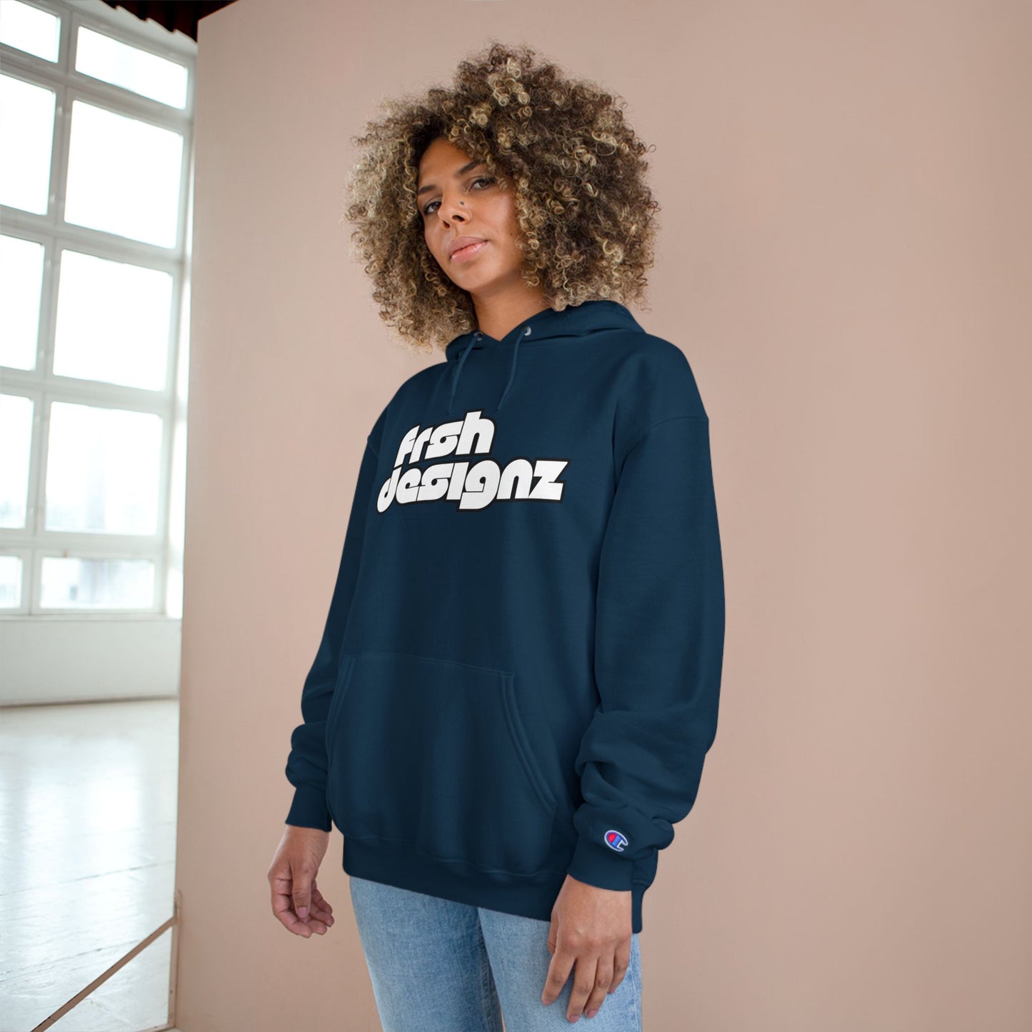 Minimalist Frsh Designz Hoodie - Cozy Streetwear for Casual Style