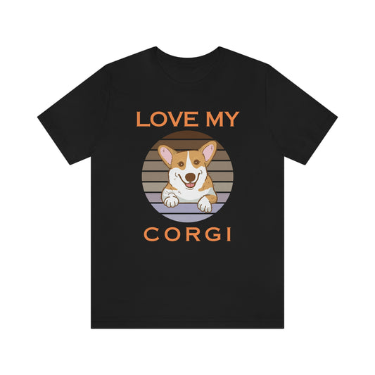 LOVE MY CORGI Unisex Jersey Short Sleeve Tee