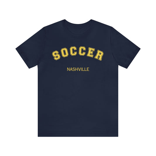 NASHVILLE SOCCER YLW Unisex Jersey Short Sleeve Tee