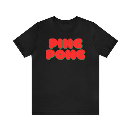 PING PONG Unisex Jersey Short Sleeve Tee