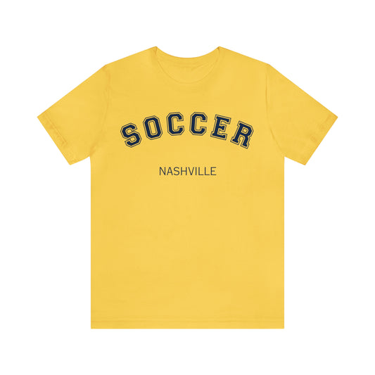 NASHVILLE SOCCER NAVY Unisex Jersey Short Sleeve Tee